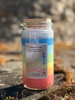 Čakrová svíčka Trimurti